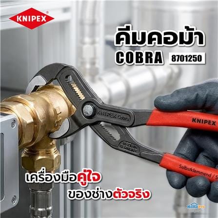 คีมคอม้า COBRA KNIPEX 87 01 250 10 นิ้ว_4
