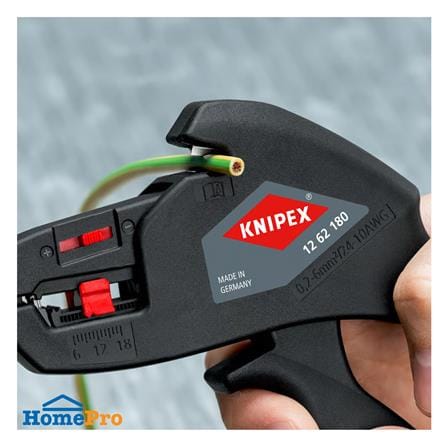 คีมปอกสายไฟ KNIPEX 12 62 180 7 นิ้ว_2