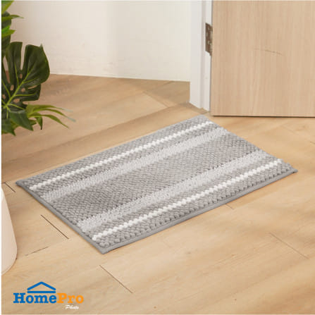 พรม HOME LIVING STYLE BOBBY 45x70 ซม. สีเทา_6