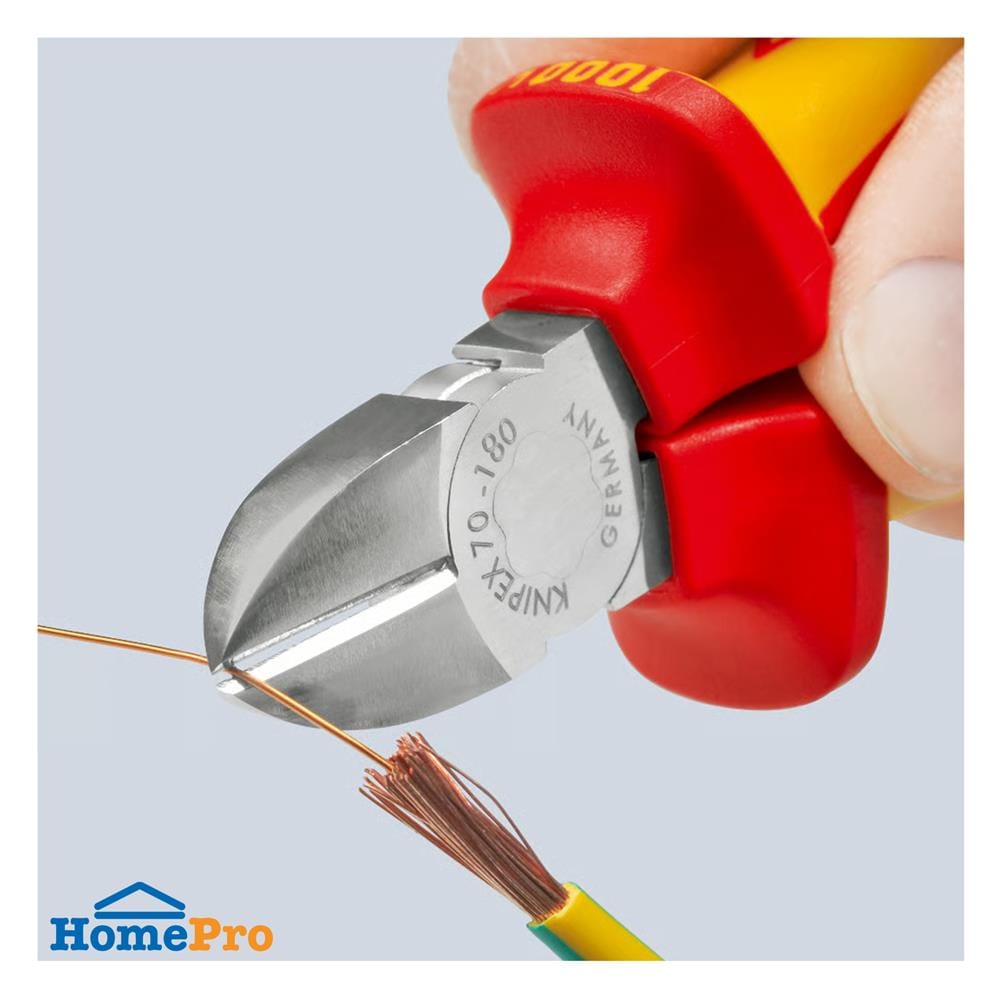 คีมปากเฉียง KNIPEX 70 06 180 7 นิ้ว