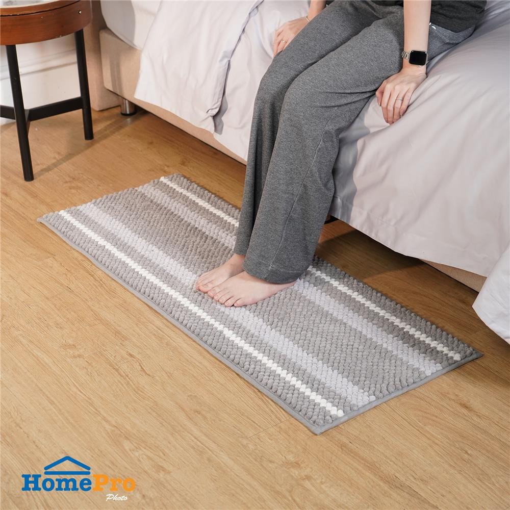 พรม HOME LIVING STYLE BOBBY 45x120 ซม. สีเทา
