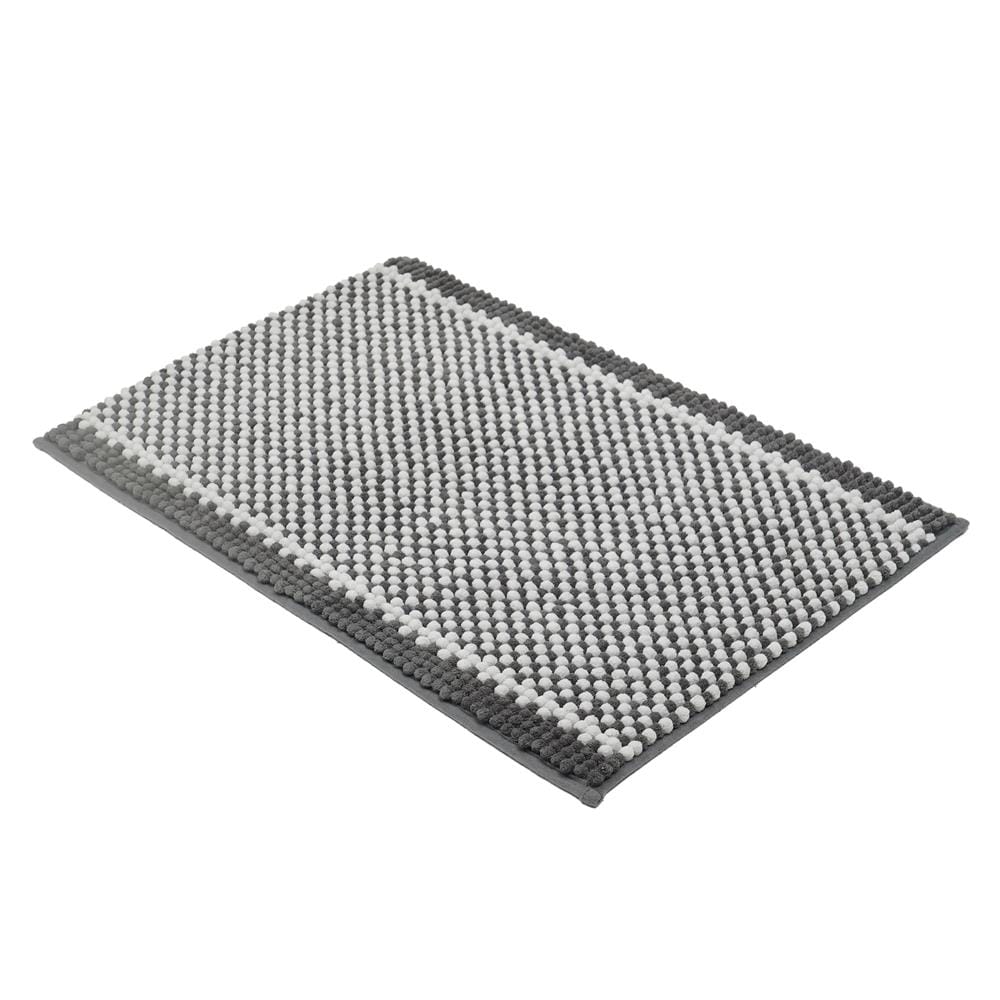 พรม HOME LIVING STYLE CROSSY 45x70 ซม. สีเทา