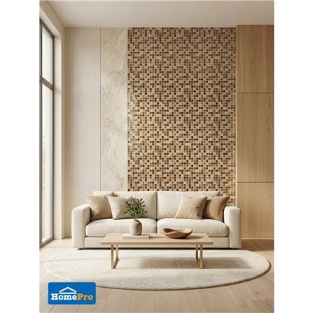 โมเสคแก้ว 30x30 ซม. GLASCERA คัลเลอร์ ป็อป บราวน์_2
