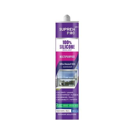 ซิลิโคนไร้กรด SUPREMPRO 280 มล. สีขาว_0