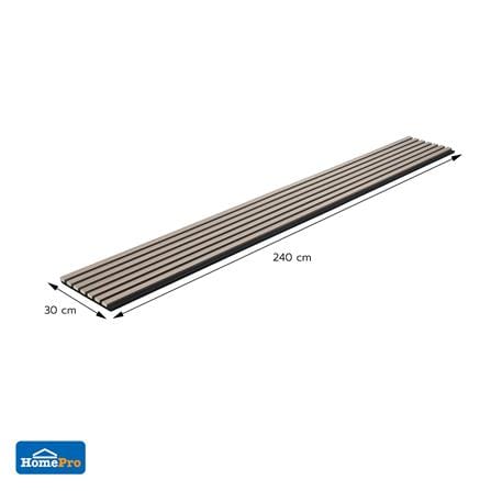 แผ่นผนังลดเสียง CROBERN JC1119 30x240x2.1 ซม. สีโอ๊ค_5