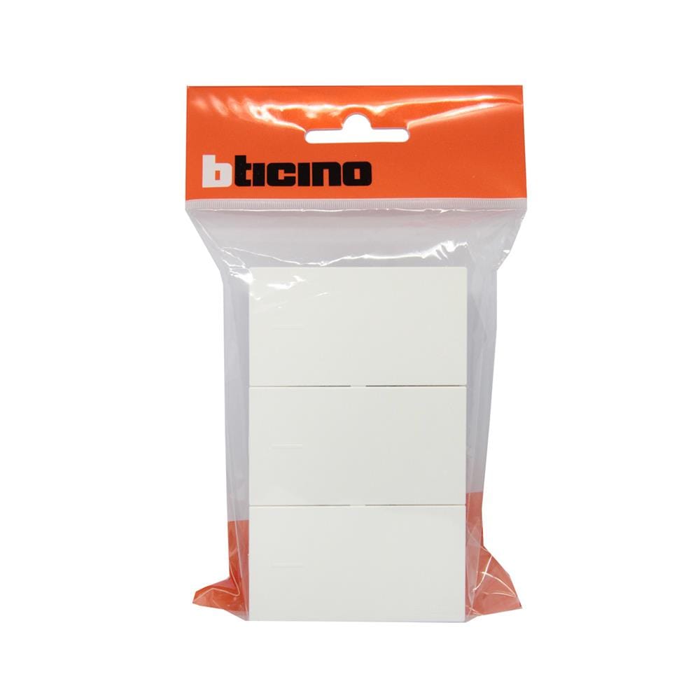 ชุดสวิตช์ 1 ทาง 3 ช่อง BTICINO NEXY SQW4001A3L สีขาว