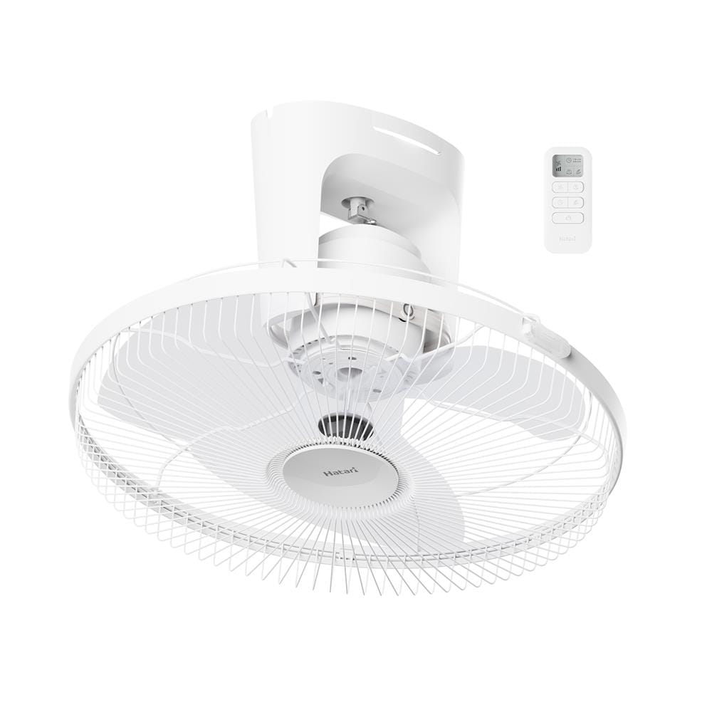 พัดลมติดเพดาน 18 นิ้ว HATARI C18R1 WHITE สีขาว