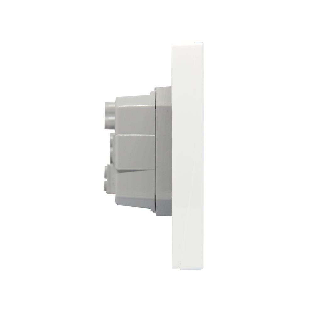ชุดเต้ารับคู่ 3 ขา BTICINO NEXY SQW4185A สีขาว