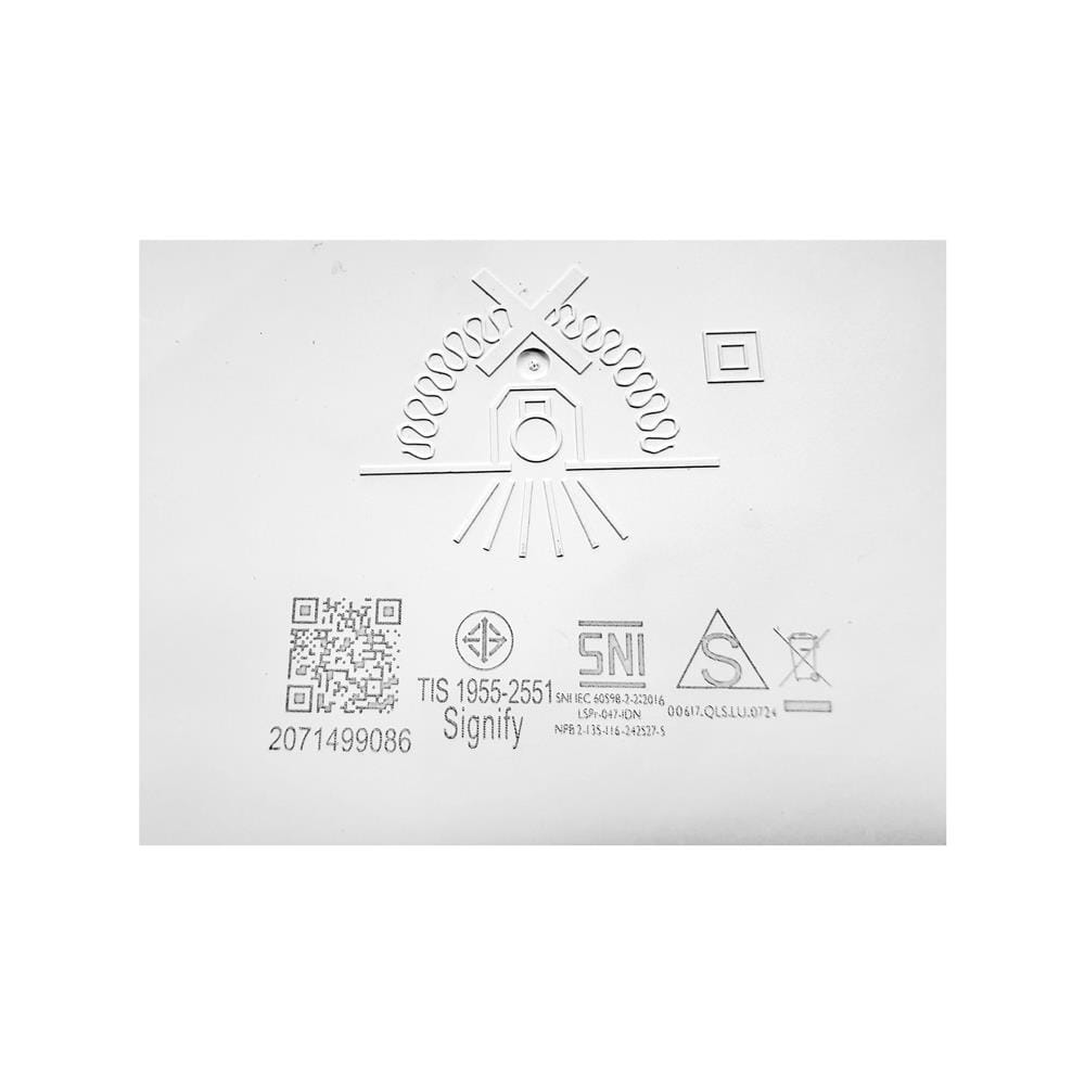 ดาวน์ไลท์ LED PHILIPS ERIDANI SLIM 5 นิ้ว 10 วัตต์ WARM WHITE สีขาว