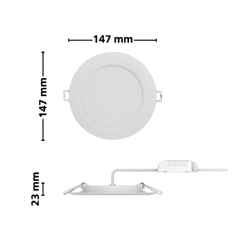 ดาวน์ไลท์ LED PHILIPS ERIDANI SLIM 5 นิ้ว 10 วัตต์ WARM WHITE สีขาว