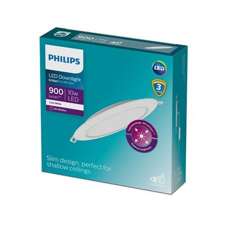 ดาวน์ไลท์ LED PHILIPS ERIDANI SLIM 5 นิ้ว 10 วัตต์ COOL WHITE สีขาว_3