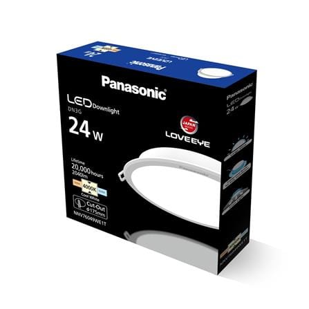 ดาวน์ไลท์ LED PANASONIC NNV76049WE1T 7 นิ้ว 24 วัตต์ DAYLIGHT สีขาว_3