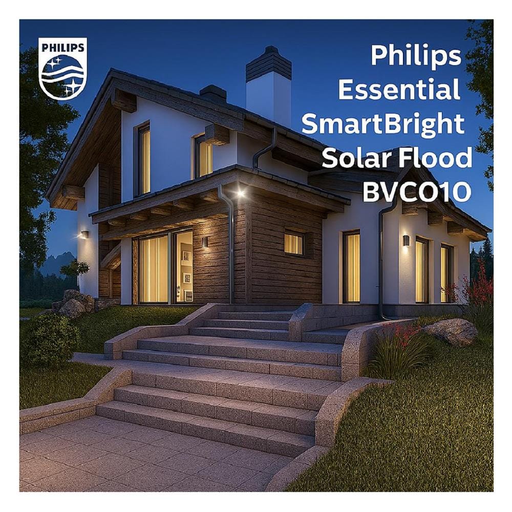สปอตไลท์ SOLAR PHILIPS BVC010 600 วัตต์ DAYLIGHT สีเทา/ดำ