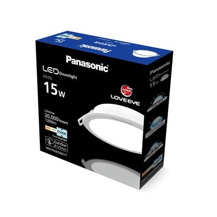 ดาวน์ไลท์ LED PANASONIC NNV76065WE1T 5 นิ้ว 15 วัตต์ DAYLIGHT สีขาว_3