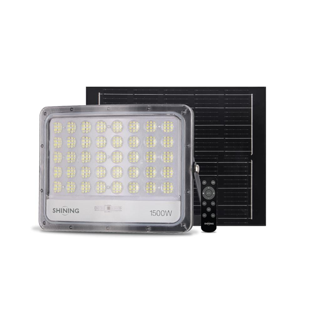 สปอตไลท์ SOLAR SHINING MAX 1500 วัตต์ DAYLIGHT สีเทา/ดำ
