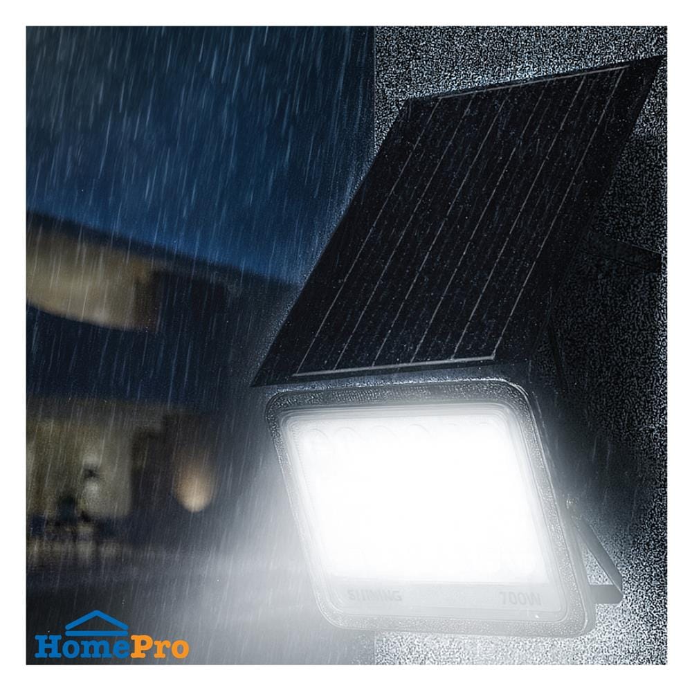 สปอตไลท์ SOLAR SHINING MAX 1500 วัตต์ DAYLIGHT สีเทา/ดำ