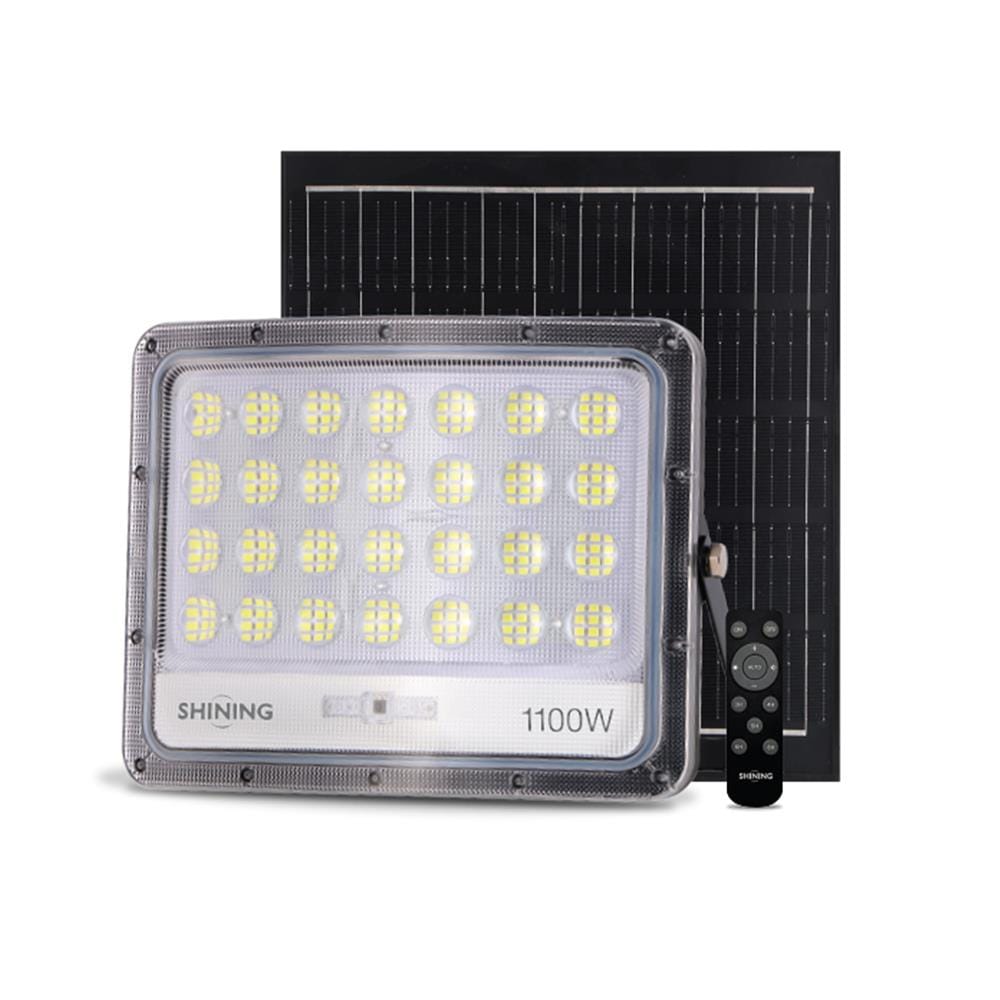 สปอตไลท์ SOLAR SHINING MAX 1100 วัตต์ DAYLIGHT สีเทา/ดำ