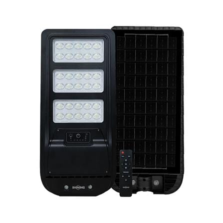 ไฟถนน SOLAR SHINING MAX 450 วัตต์ DAYLIGHT สีดำ