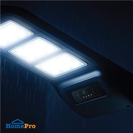 ไฟถนน SOLAR SHINING MAX 450 วัตต์ DAYLIGHT สีดำ_6