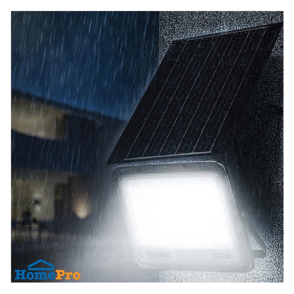 สปอตไลท์ SOLAR SHINING MAX 700 วัตต์ DAYLIGHT สีเทา/ดำ