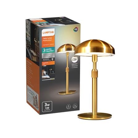 ไฟตั้งโต๊ะ LAMPTAN LED MIDNIGHT GOLD 3 วัตต์ สีทอง_3