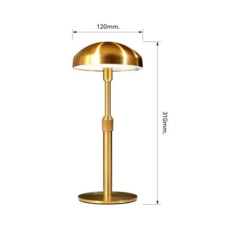 ไฟตั้งโต๊ะ LAMPTAN LED MIDNIGHT GOLD 3 วัตต์ สีทอง_9