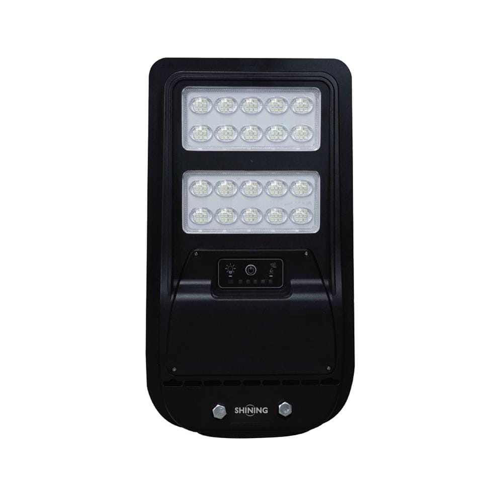 ไฟถนน SOLAR SHINING MAX 300 วัตต์ DAYLIGHT สีดำ
