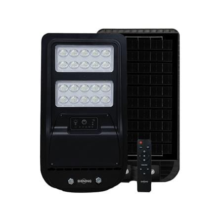 ไฟถนน SOLAR SHINING MAX 300 วัตต์ DAYLIGHT สีดำ_0