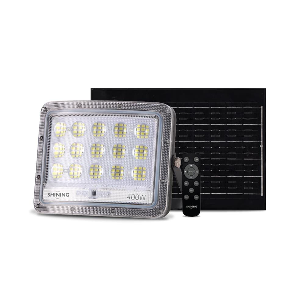 สปอตไลท์ SOLAR SHINING MAX 400 วัตต์ DAYLIGHT สีเทา/ดำ
