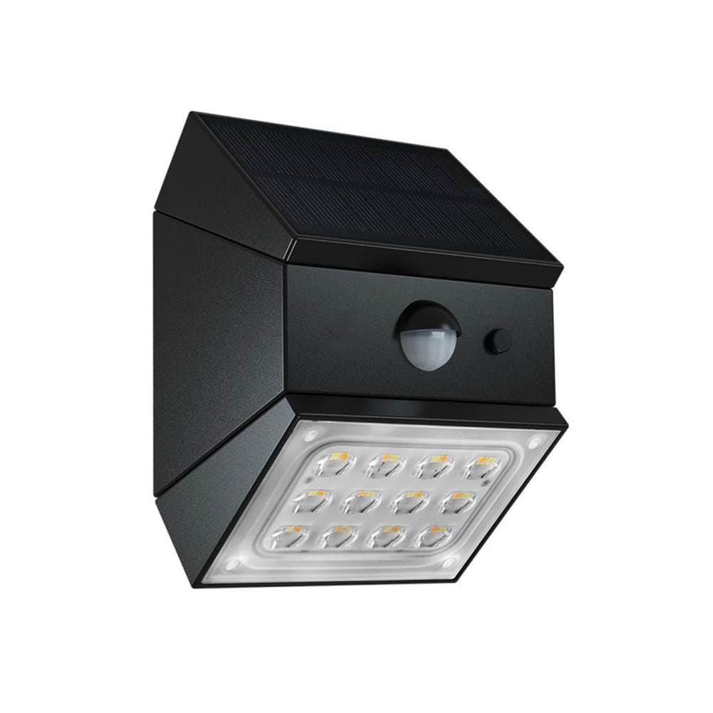 ไฟผนังภายนอก SOLAR SYLVANIA ALTO RUBIC 2.5 วัตต์ DAYLIGHT/COOL WHITE/WARM WHITE สีดำ