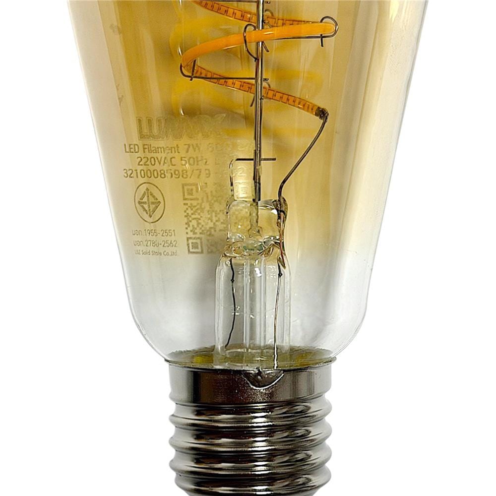 หลอด LED LUMAX FILAMENT ST64 V2 7 วัตต์ WARM WHITE E27