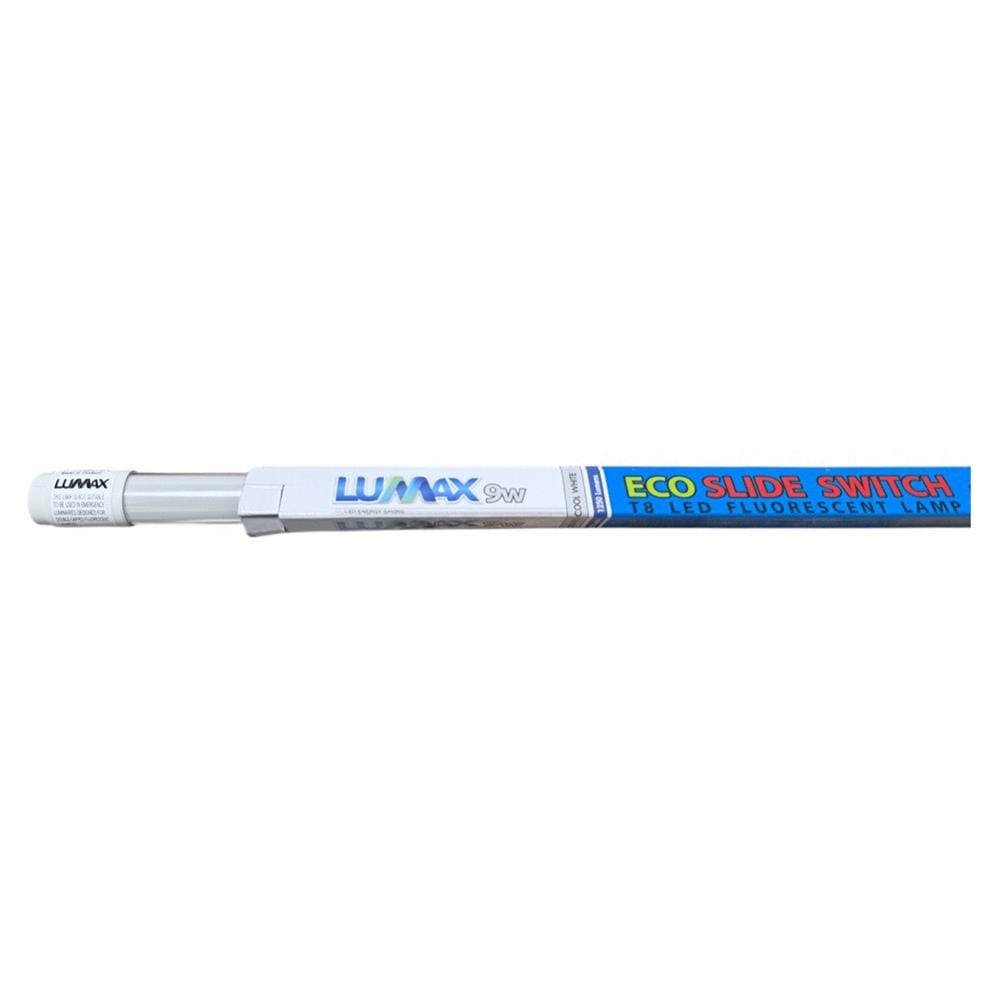 หลอด LED สั้น LUMAX T8 ECO SLIDE DE 9 วัตต์ COOL WHITE G13