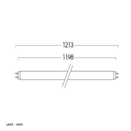 หลอด LED LUMAX T8 ECO SLIDE DE 18 วัตต์ WARM WHITE G13_7