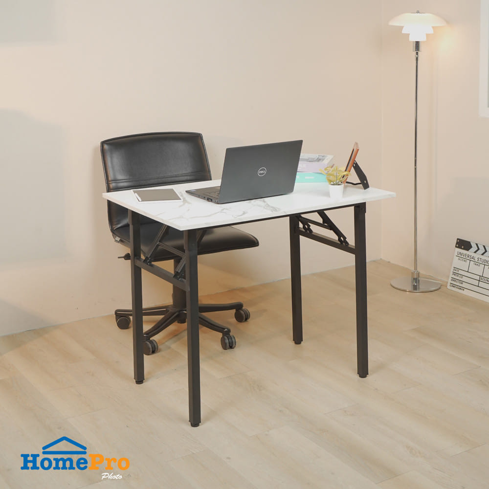 โต๊ะอเนกประสงค์ FURDINI T15 META 60x90 ซม. สีลายหินอ่อนขาว