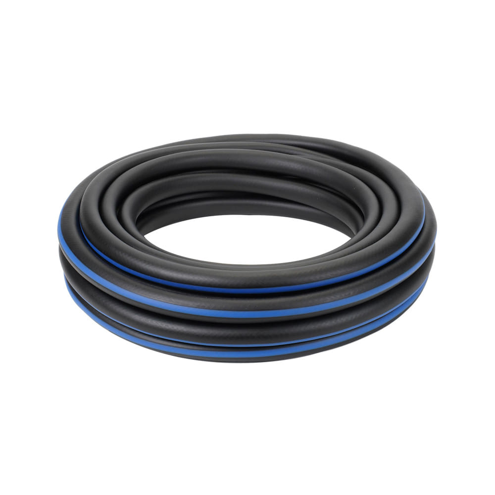 สายยางใยแก้ว PVC SPRING 5/8 นิ้ว x 10 ม. สีดำ/น้ำเงิน