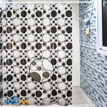 ม่านห้องน้ำ PVC WSP HP/SCP-2/B5125 180x180 ซม._3