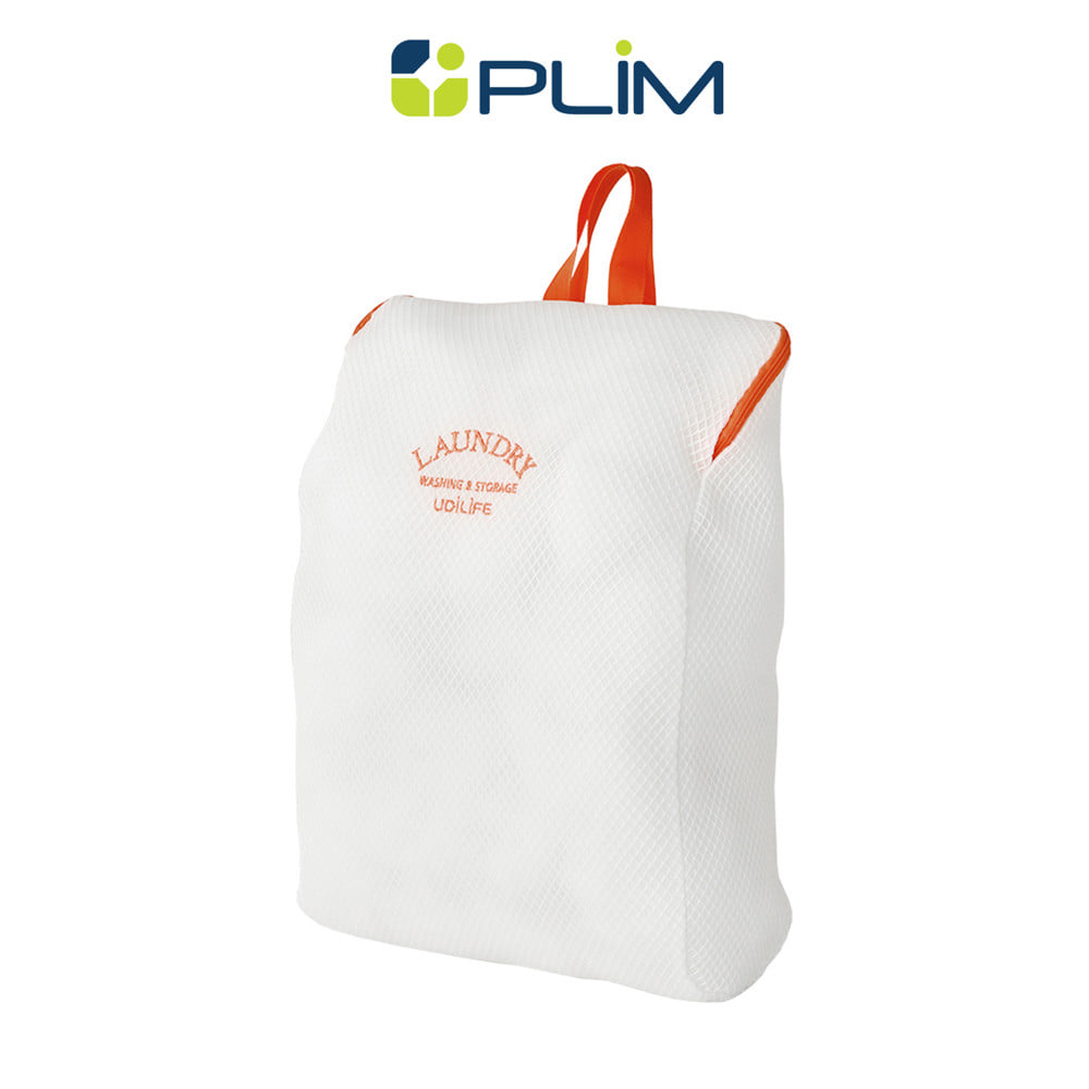 ถุงซักผ้าเหลี่ยมตาข่าย 2 ชั้น PLIM LAUNDRY 35x45 ซม. สีขาว