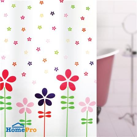 ม่านห้องน้ำ PEVA WSP HP/SCP-18/U8052 180x180 ซม._3