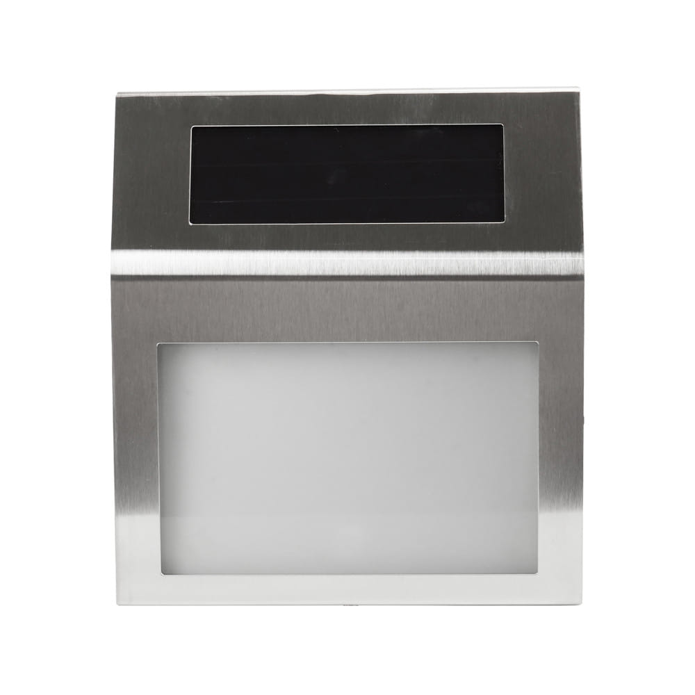 ไฟผนังภายนอก SOLAR CARINI ID-LIGHT1 0.24 วัตต์ WARM WHITE สีเงิน
