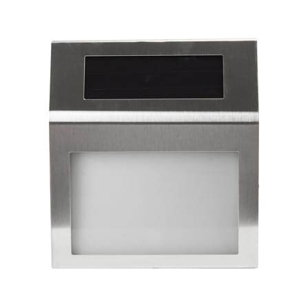 ไฟผนังภายนอก SOLAR CARINI ID-LIGHT1 0.24 วัตต์ WARM WHITE สีเงิน_2