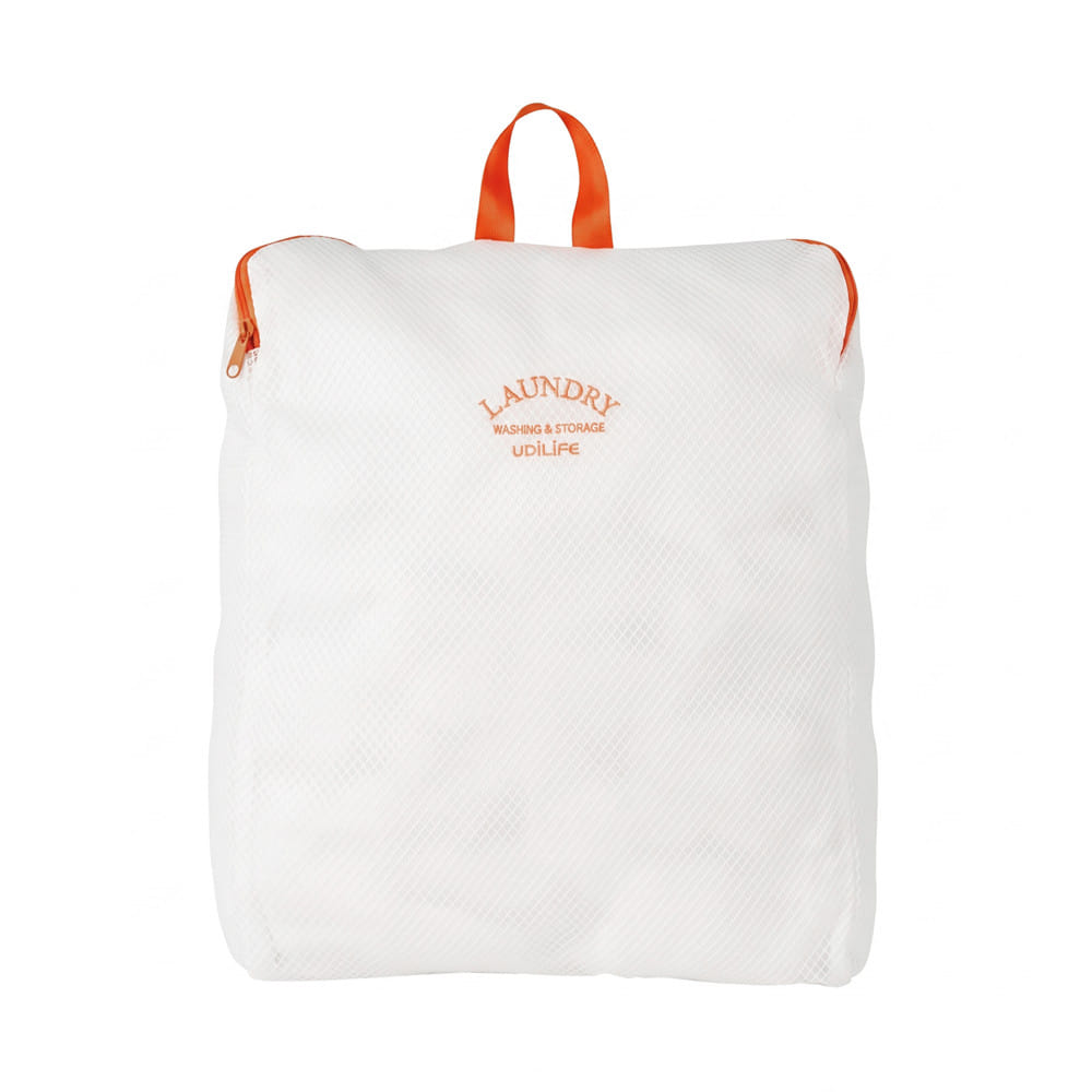 ถุงซักผ้าเหลี่ยมตาข่าย 2 ชั้น PLIM LAUNDRY 45x55 ซม. สีขาว