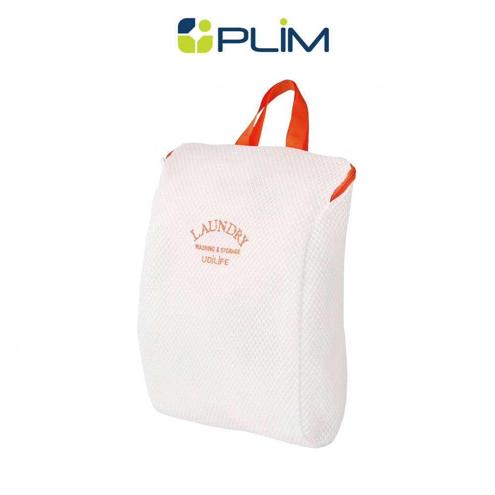 ถุงซักผ้าเหลี่ยมตาข่าย 2 ชั้น PLIM LAUNDRY 30x40 ซม. สีขาว