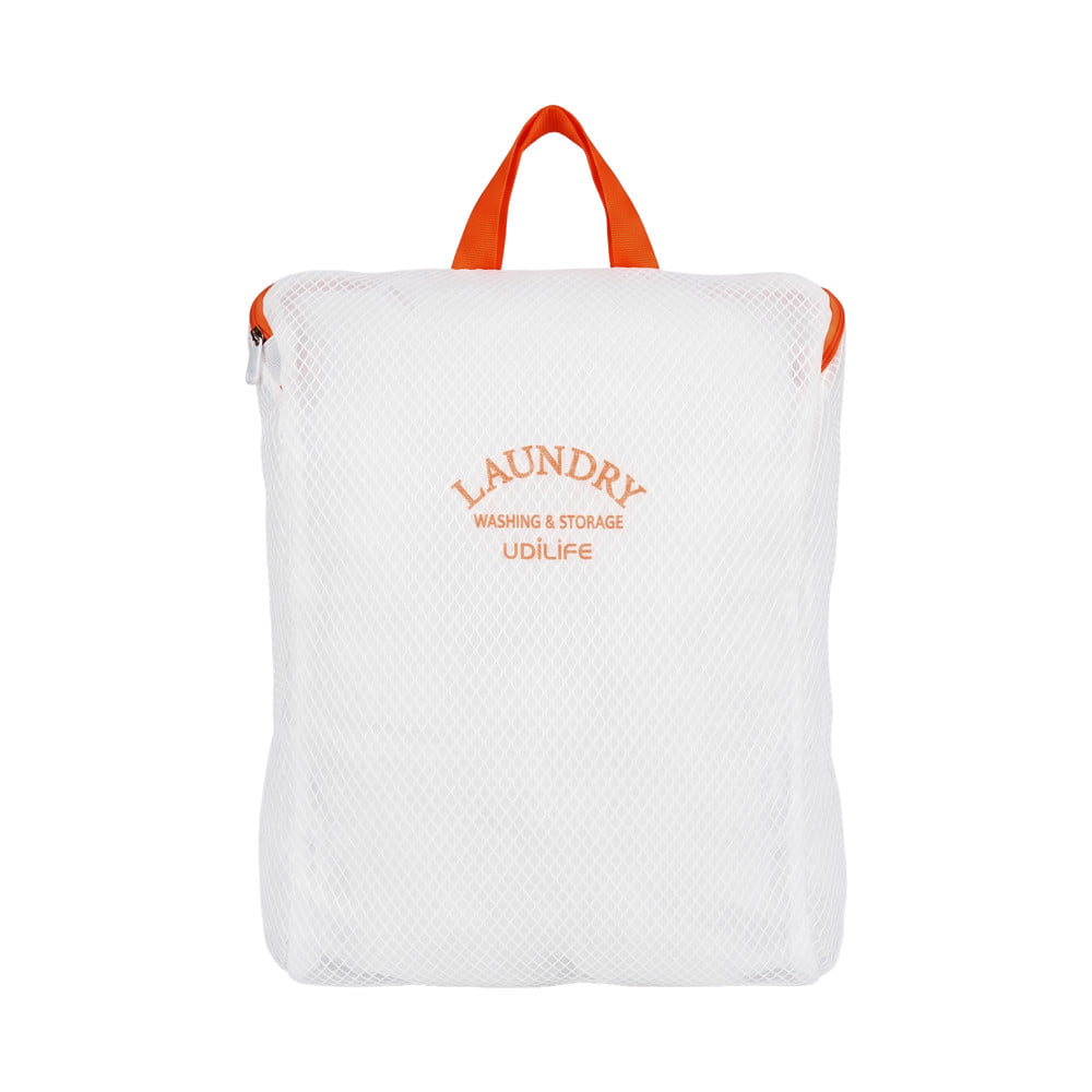 ถุงซักผ้าเหลี่ยมตาข่าย 2 ชั้น PLIM LAUNDRY 30x40 ซม. สีขาว
