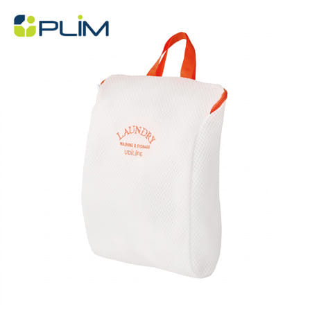 ถุงซักผ้าเหลี่ยมตาข่าย 2 ชั้น PLIM LAUNDRY 30x40 ซม. สีขาว_0