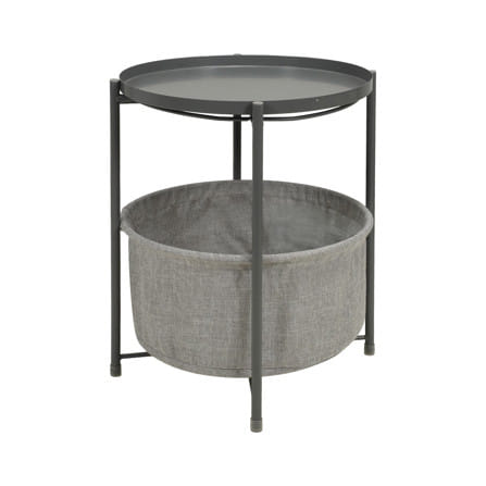 โต๊ะข้างกลม FURDINI NEST 44 ซม. สีเทา_0