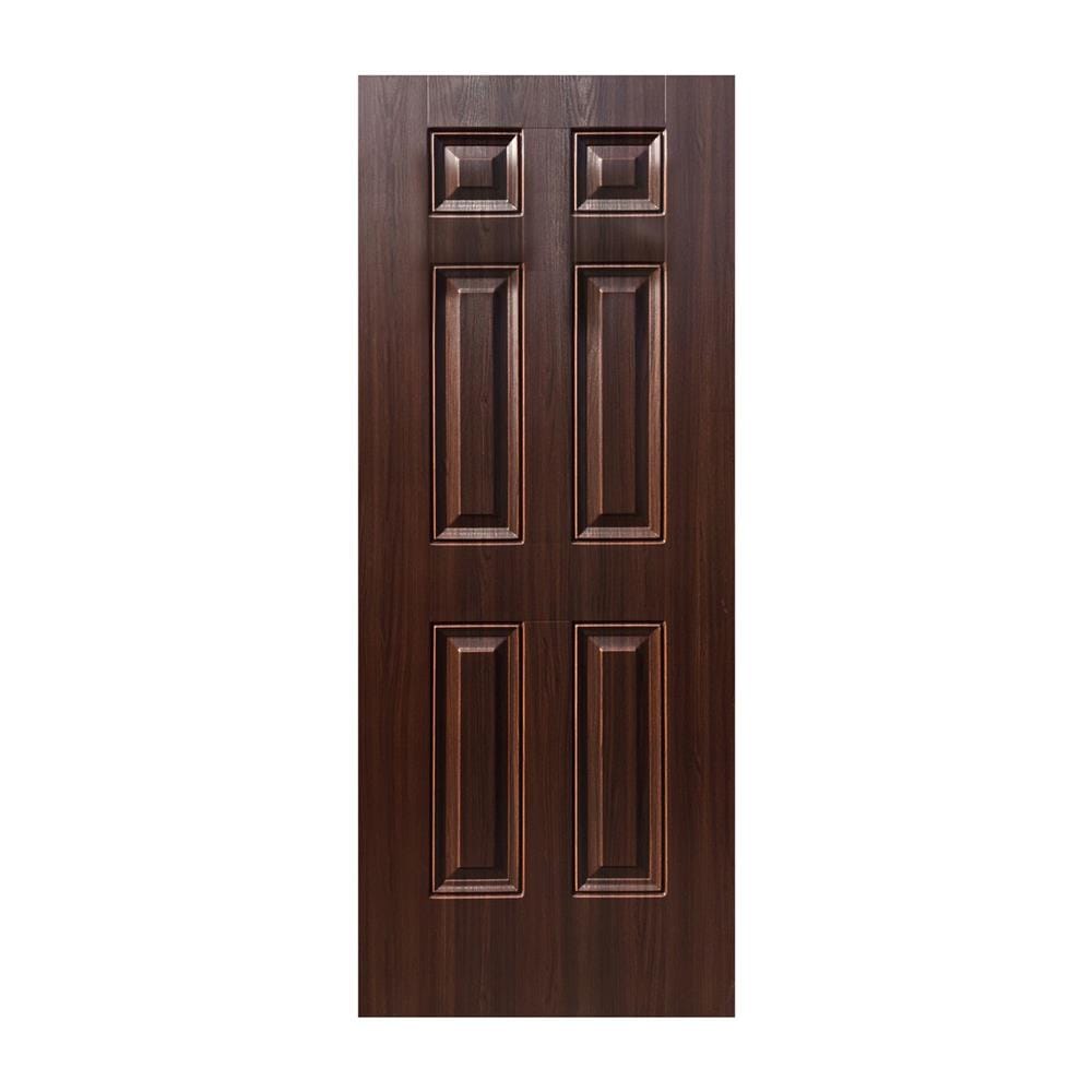 ประตูภายใน UPVC ไม่เจาะลูกบิด ECO-DOOR UPVC60 80x200 ซม. สีโอ๊ค