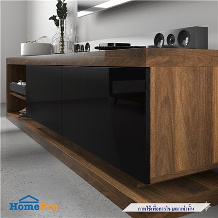 ตู้วางทีวี TOMATO HOME TH-DTC05 180 ซม. สีวอลนัท/ดำ_4