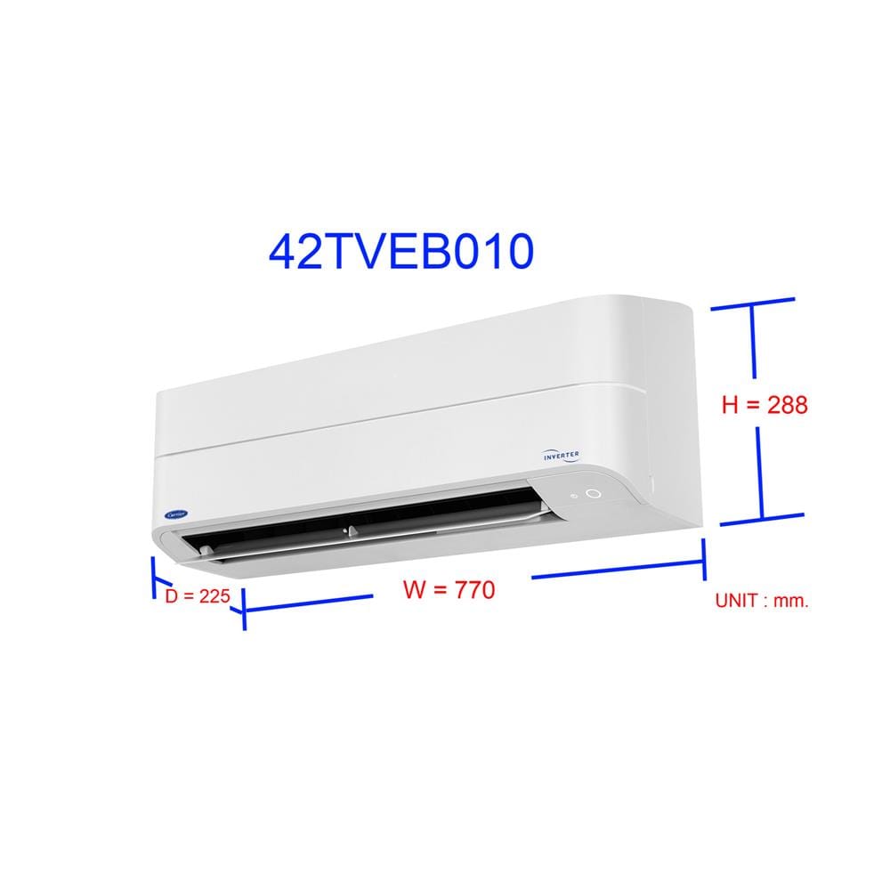 แอร์ผนัง CARRIER 42TVEB010/38TVEB010 9200 บีทียู อินเวอร์เตอร์
