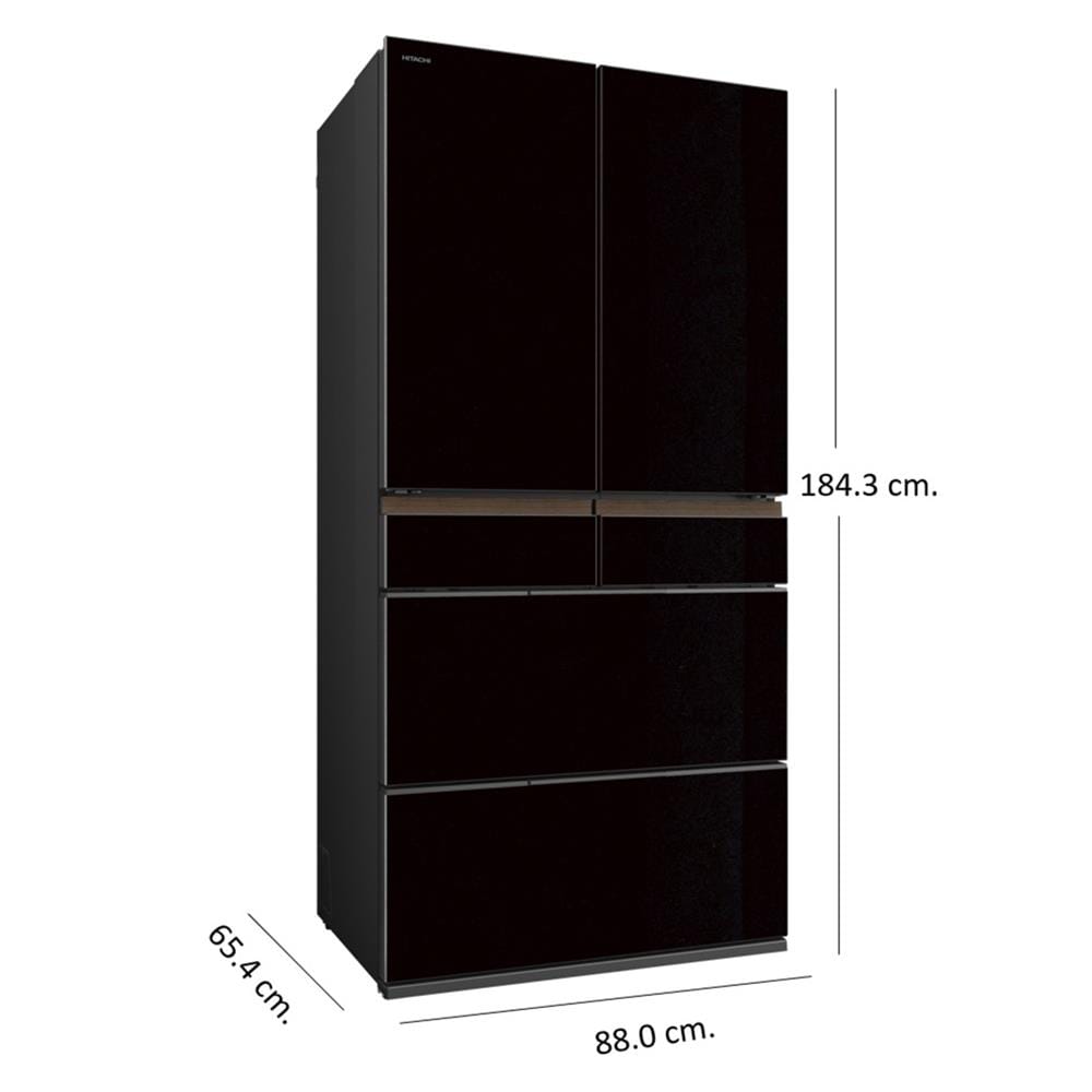 ตู้เย็น MULTI DOOR HITACHI R-GW670TT XK 23.7 คิว กระจกดำ อินเวอร์เตอร์