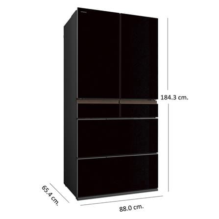 ตู้เย็น MULTI DOOR HITACHI R-GW670TT XK 23.7 คิว กระจกดำ อินเวอร์เตอร์_5